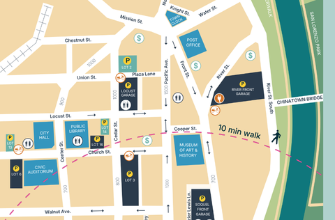 Downtown Parking Map